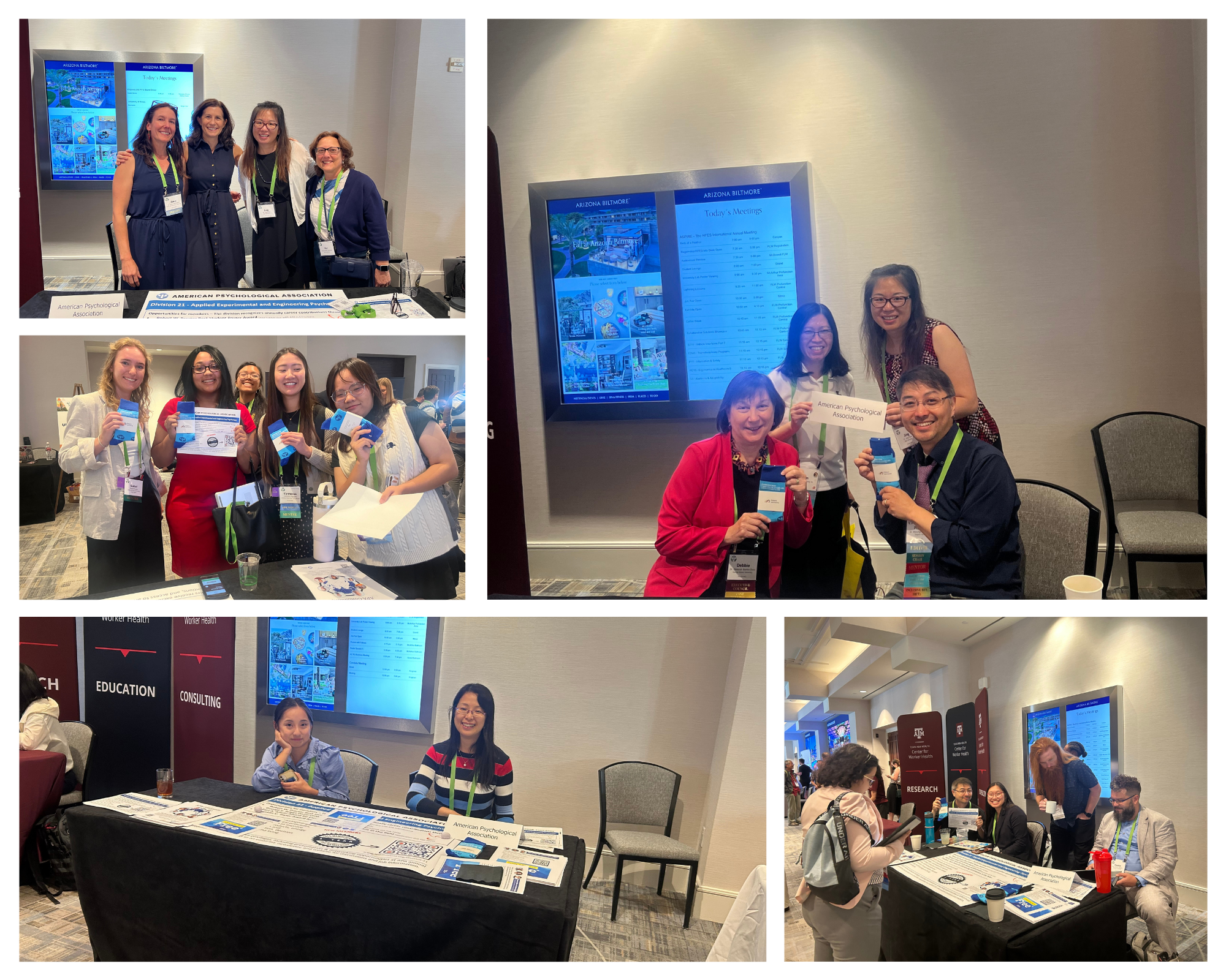 Photo Collage - APA Table at ASPIRE Photo Collage - APA Table at ASPIRE